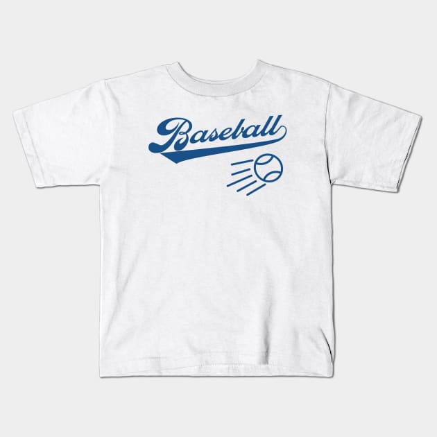 Classic Baseball Design Kids T-Shirt by GLStyleDesigns
